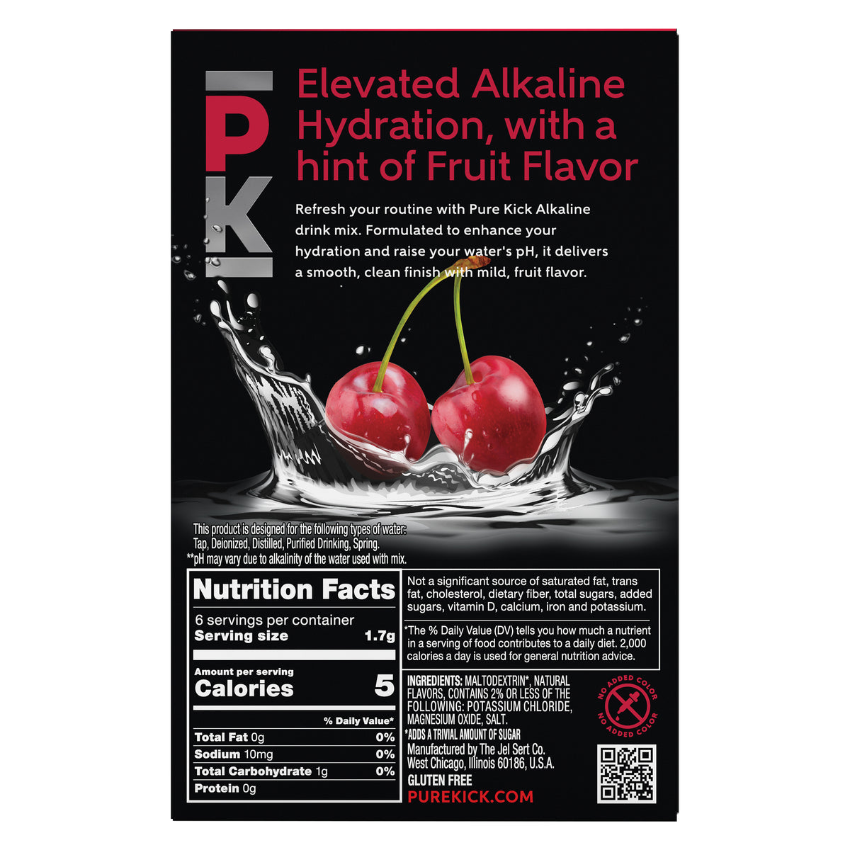 Pure Kick Alkaline - Cherry, 6 CT