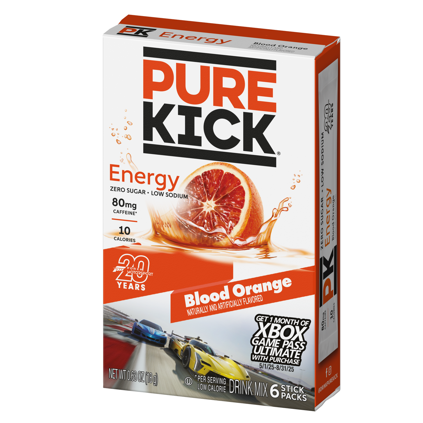 Pure Kick Forza Blood Orange Energy Drink Mix
