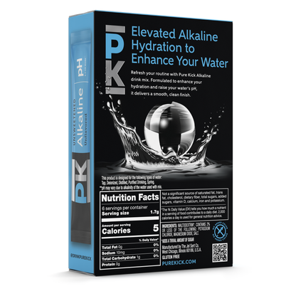 Pure Kick Alkaline - Unflavored, 6 CT