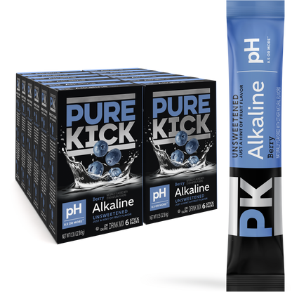 Pure Kick Alkaline - Berry, 6 CT