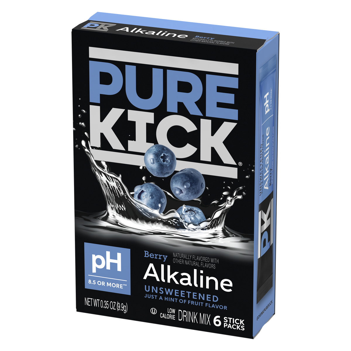 Pure Kick Alkaline - Berry, 6 CT