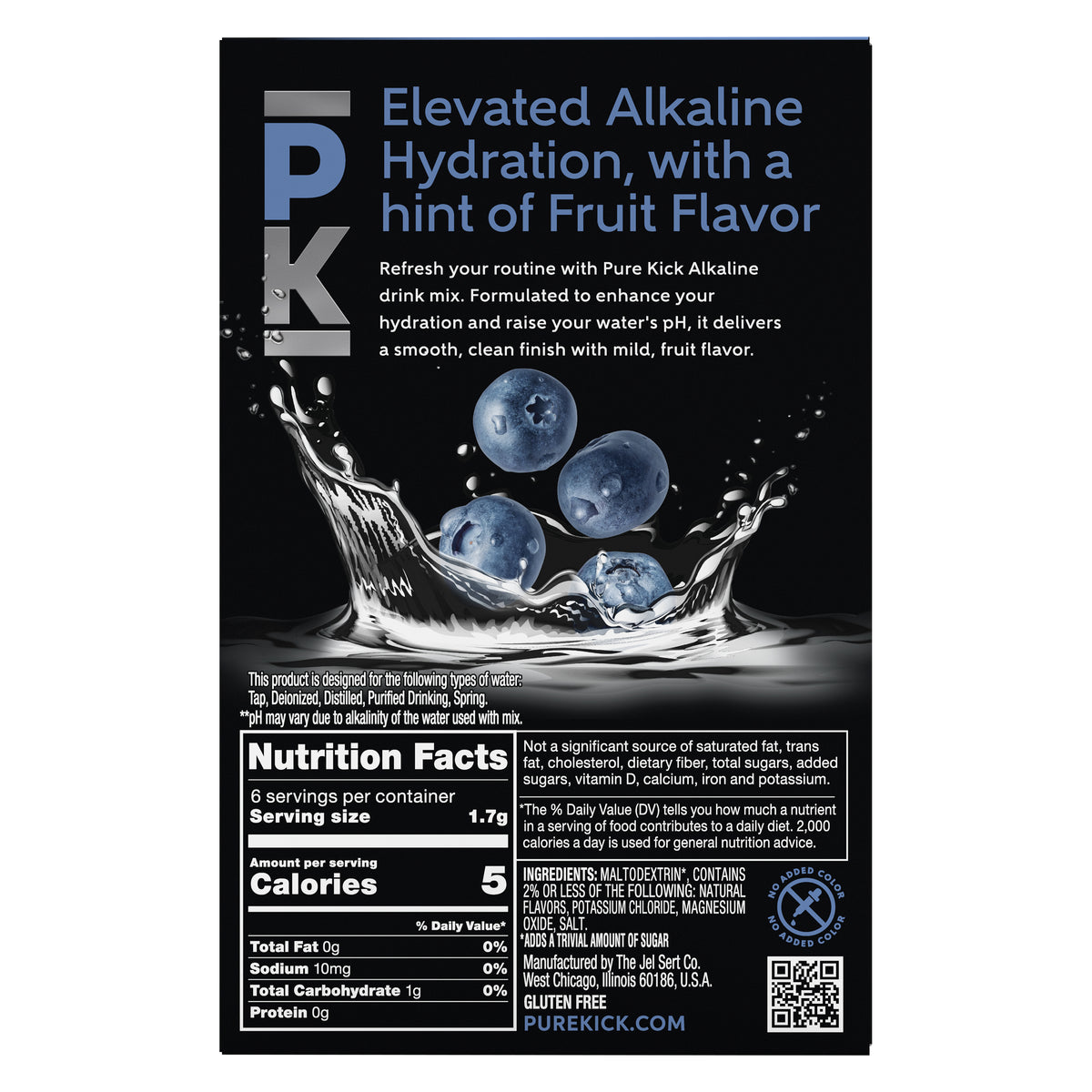Pure Kick Alkaline - Berry, 6 CT