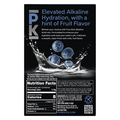 Pure Kick Alkaline - Berry, 6 CT