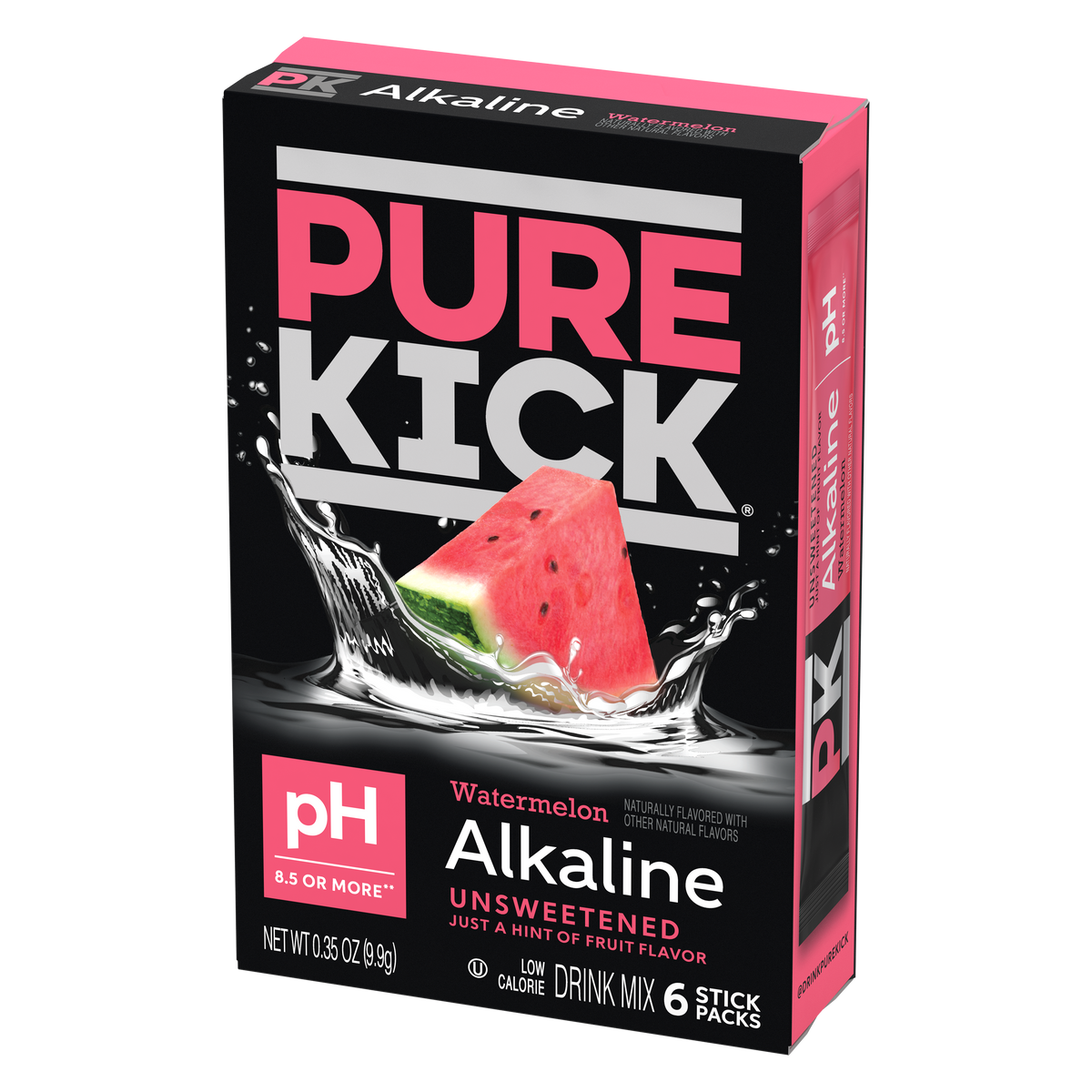 Pure Kick Alkaline - Watermelon, 6 CT