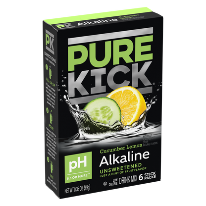 Pure Kick Alkaline - Cucumber Lemon, 6 CT