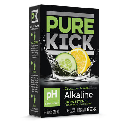 Pure Kick Alkaline - Cucumber Lemon, 6 CT