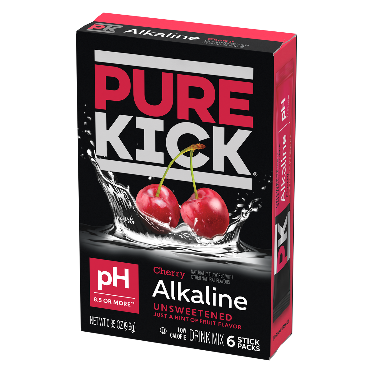 Pure Kick Alkaline - Cherry, 6 CT