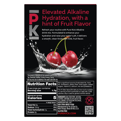 Pure Kick Alkaline - Cherry, 6 CT