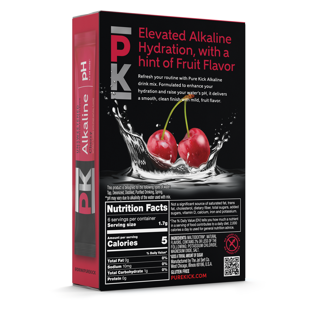 Pure Kick Alkaline - Cherry, 6 CT