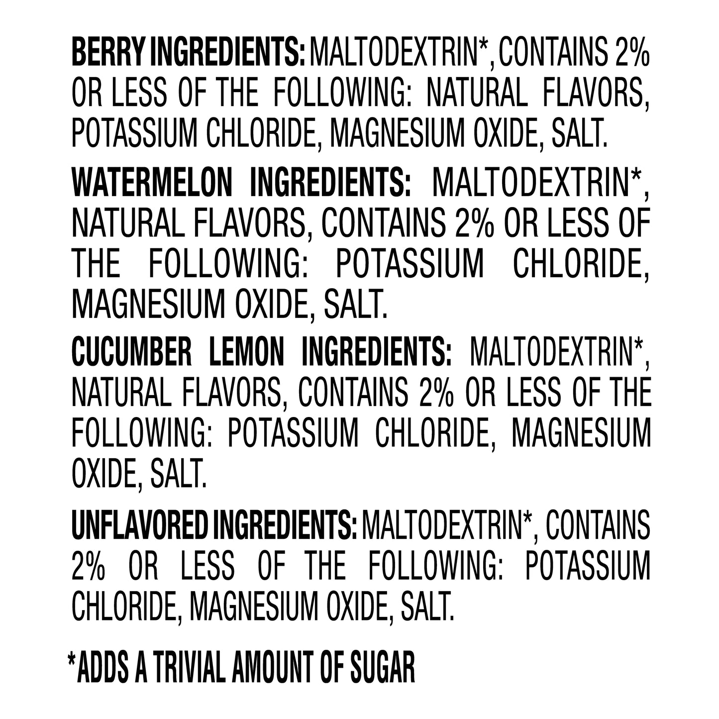 Pure Kick Alkaline Variety Pack - Watermelon, Berry, Cucumber Lemon and Unflavored, 20 Servings per Box