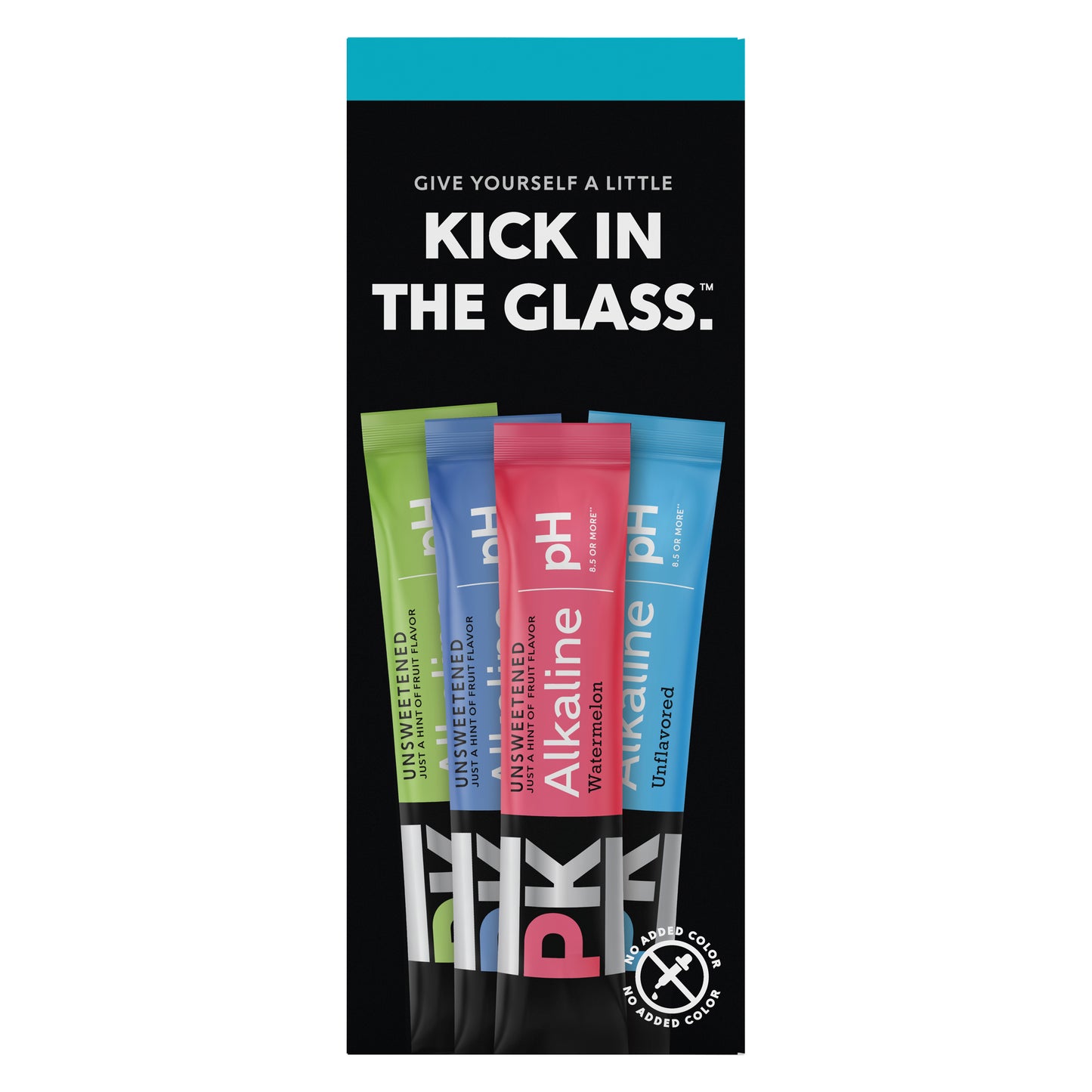 Pure Kick Alkaline Variety Pack - Watermelon, Berry, Cucumber Lemon and Unflavored, 20 Servings per Box