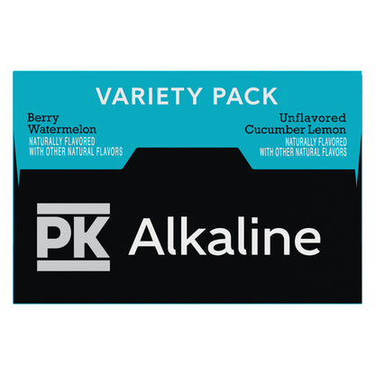 Pure Kick Alkaline Variety Pack - Watermelon, Berry, Cucumber Lemon and Unflavored, 20 Servings per Box