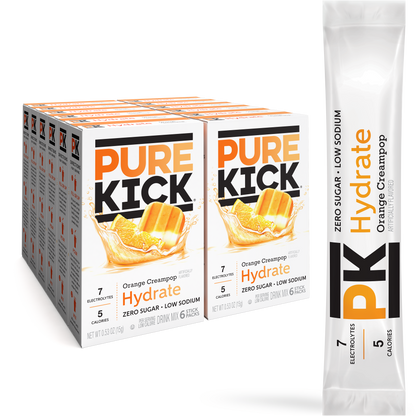 Pure Kick Hydrate - Orange Cream, 6 CT