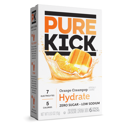 Pure Kick Hydrate - Orange Cream, 6 CT