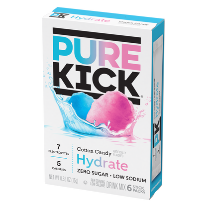 Pure Kick Hydrate - Cotton Candy, 6 CT