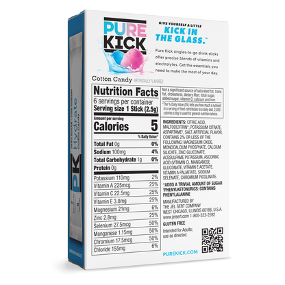 Pure Kick Hydrate - Cotton Candy, 6 CT