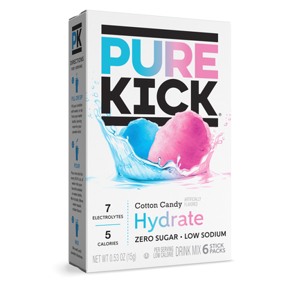 Pure Kick Hydrate - Cotton Candy, 6 CT