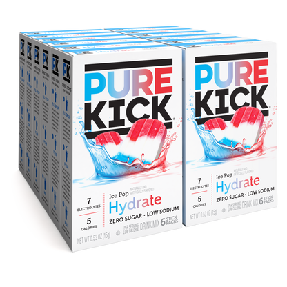 Pure Kick Hydrate - Ice Pop, 6 CT