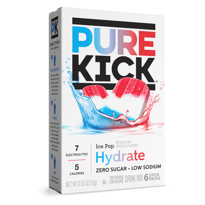 Pure Kick Hydrate - Ice Pop, 6 CT