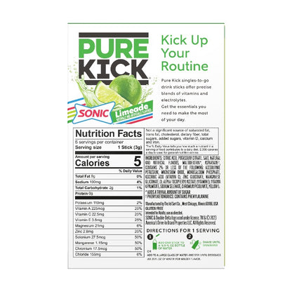 Kick up Your Routine With Sonic Limeade, Sonic Limeade Box back