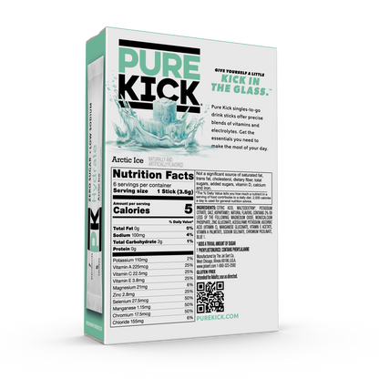 Pure Kick Hydrate - Arctic Ice, 6 CT