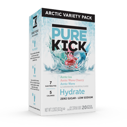 Pure Kick Hydrate Arctic Variety Pack, 20 CT