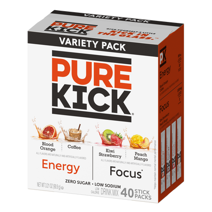 Pure Kick Energy Focus Variety Pack 40ct
