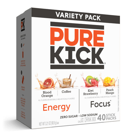 Pure Kick Energy Focus Variety Pack 40ct