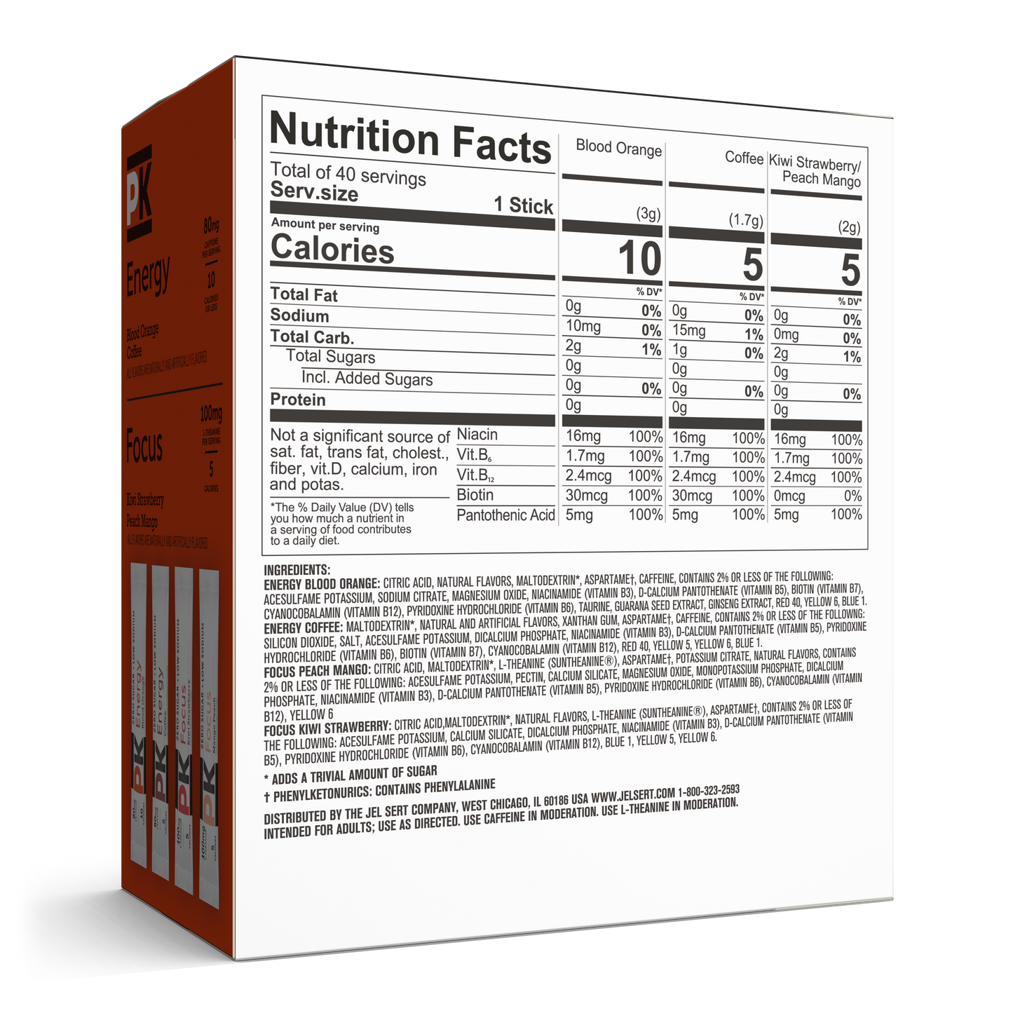 Pure Kick Energy Focus Variety Pack 40ct