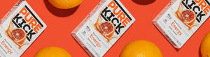 Blood Orange Energy Drinks, Pure Kick Blood Orange Drink Mix Banner