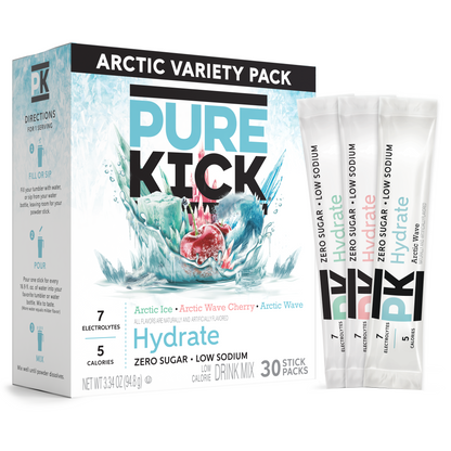 Pure Kick Hydrate Arctic Variety Pack, 30 CT