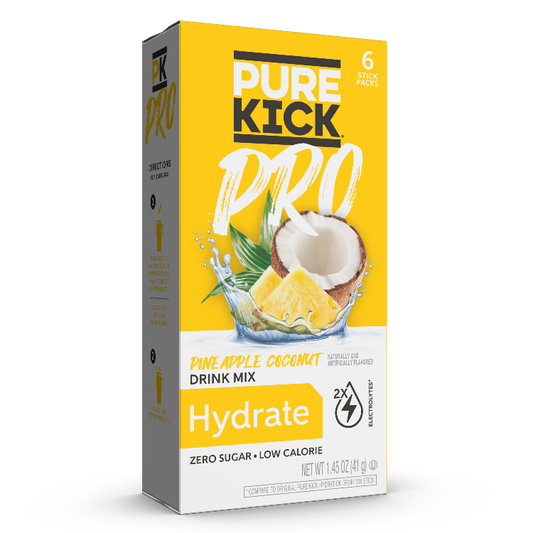 Pineapple Coconut Flavored Water Packets, Pineapple Coconut Workout Water, Tropical Workout Water, Pineapple Coconut Vitamin Water