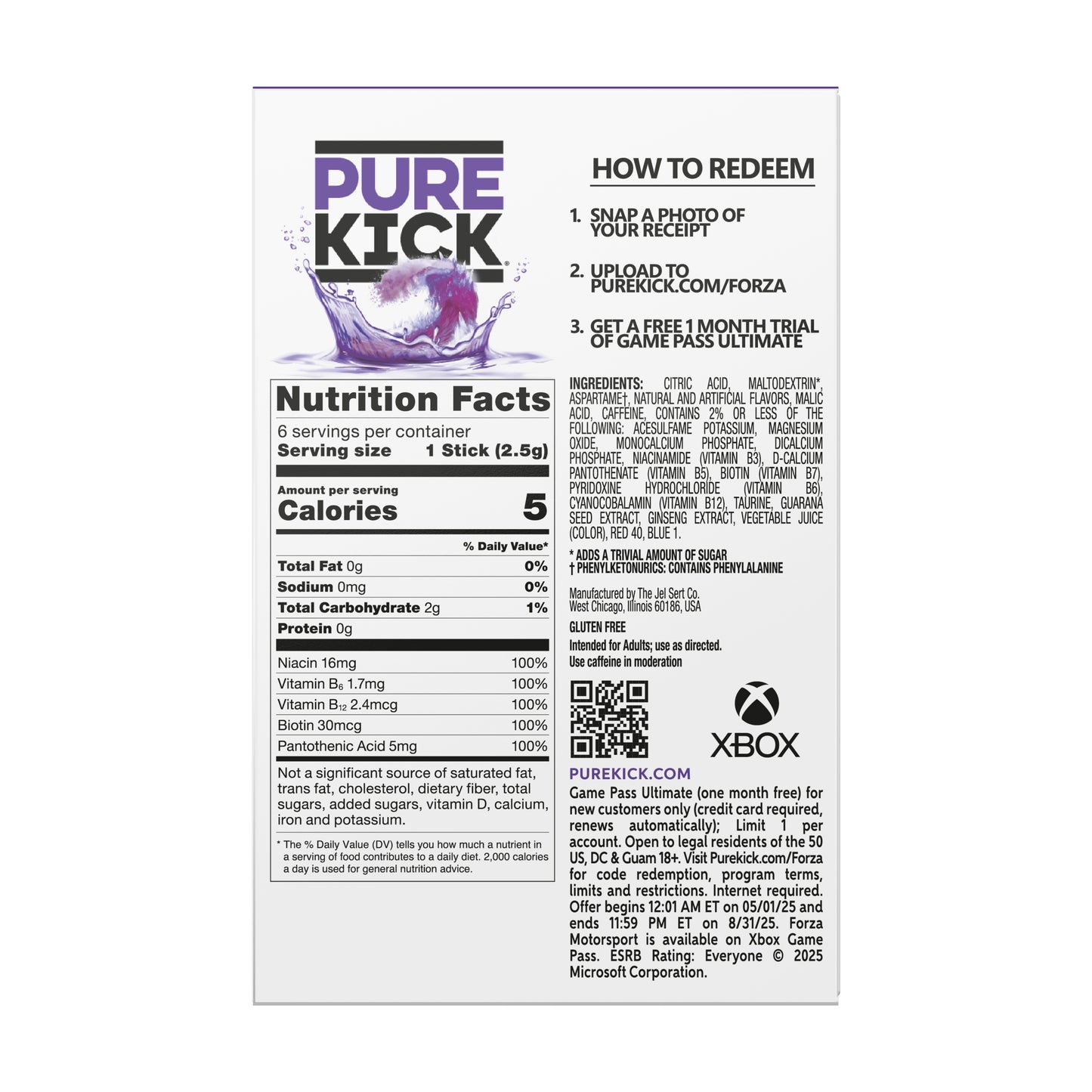 Pure Kick Forza Fuel Energy Drink Mix