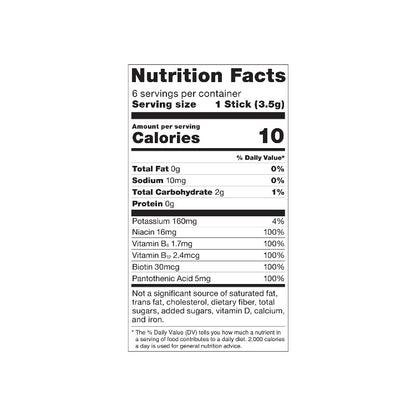 Pure Kick Blue Raspberry Singles to Go Nutritional Information, Pure Kick Blue Raspberry Singles to Go Nutritional Facts, Pure Kick Blue Raspberry Nutritional facts